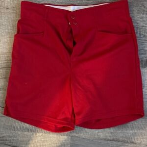 Bikes Men’s Athletic Red Performance Shorts